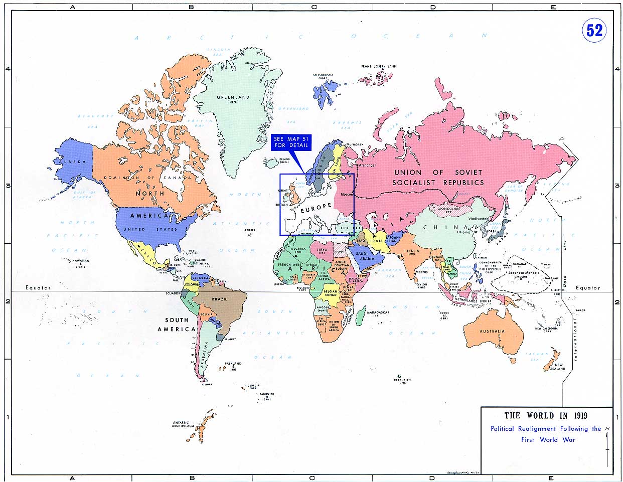 Map World War 1