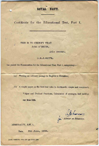 Education Certificate